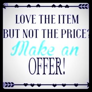 All prices are negotiable!